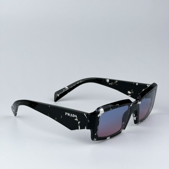 Prada PR27ZS 15O60E bRAND NEW Sunglasses Black Tortoise Blue Gradient Unisex - Picture 7 of 10